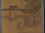 Scenes from the cycle of life, Ten-panel screen; ink an color on paper, Korea